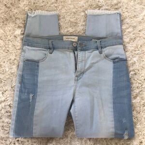 Like new, lt blue ankle jegging jeans, waist 29